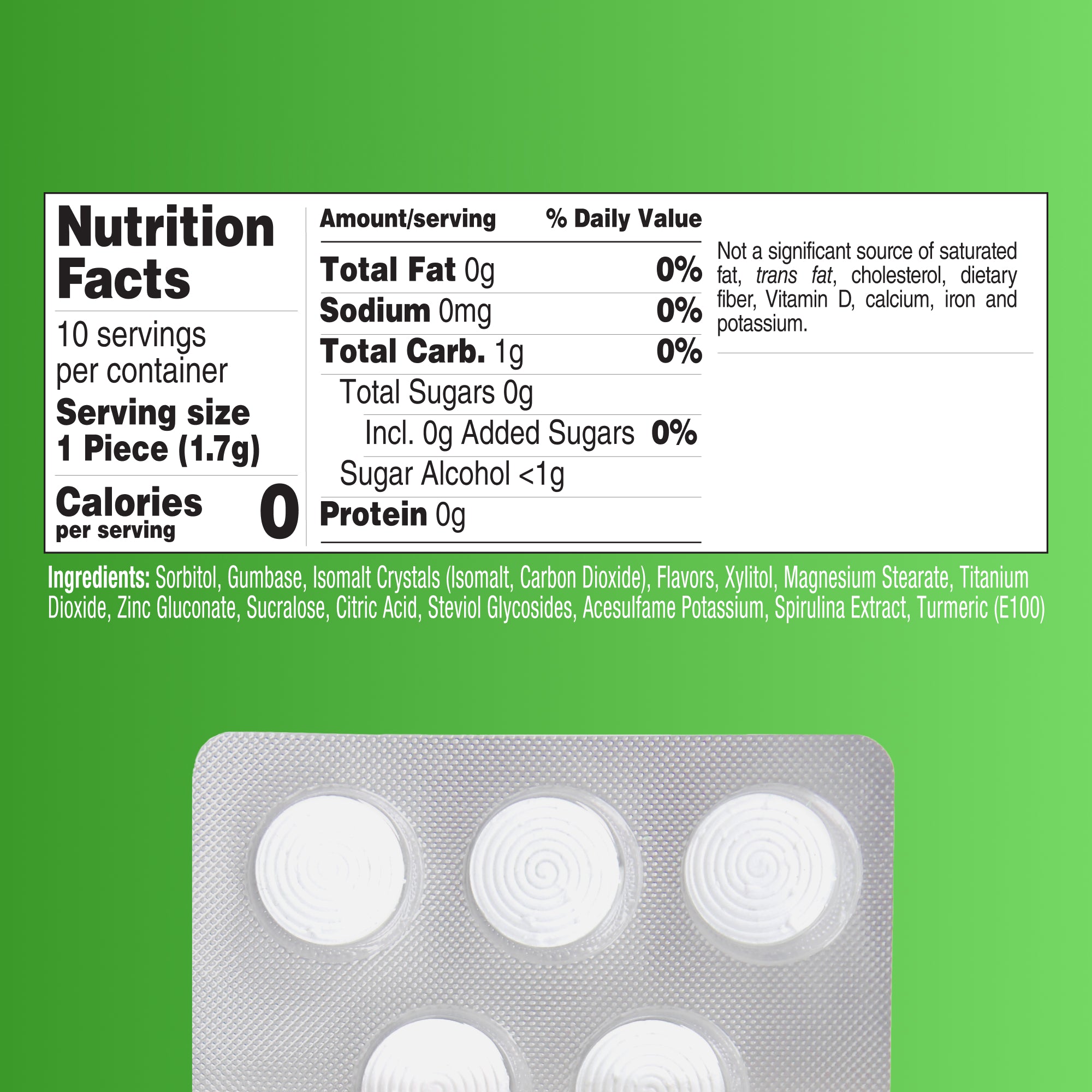 Fresh Breath Chewing Gum, Citrus Mint Flavor - Image 9