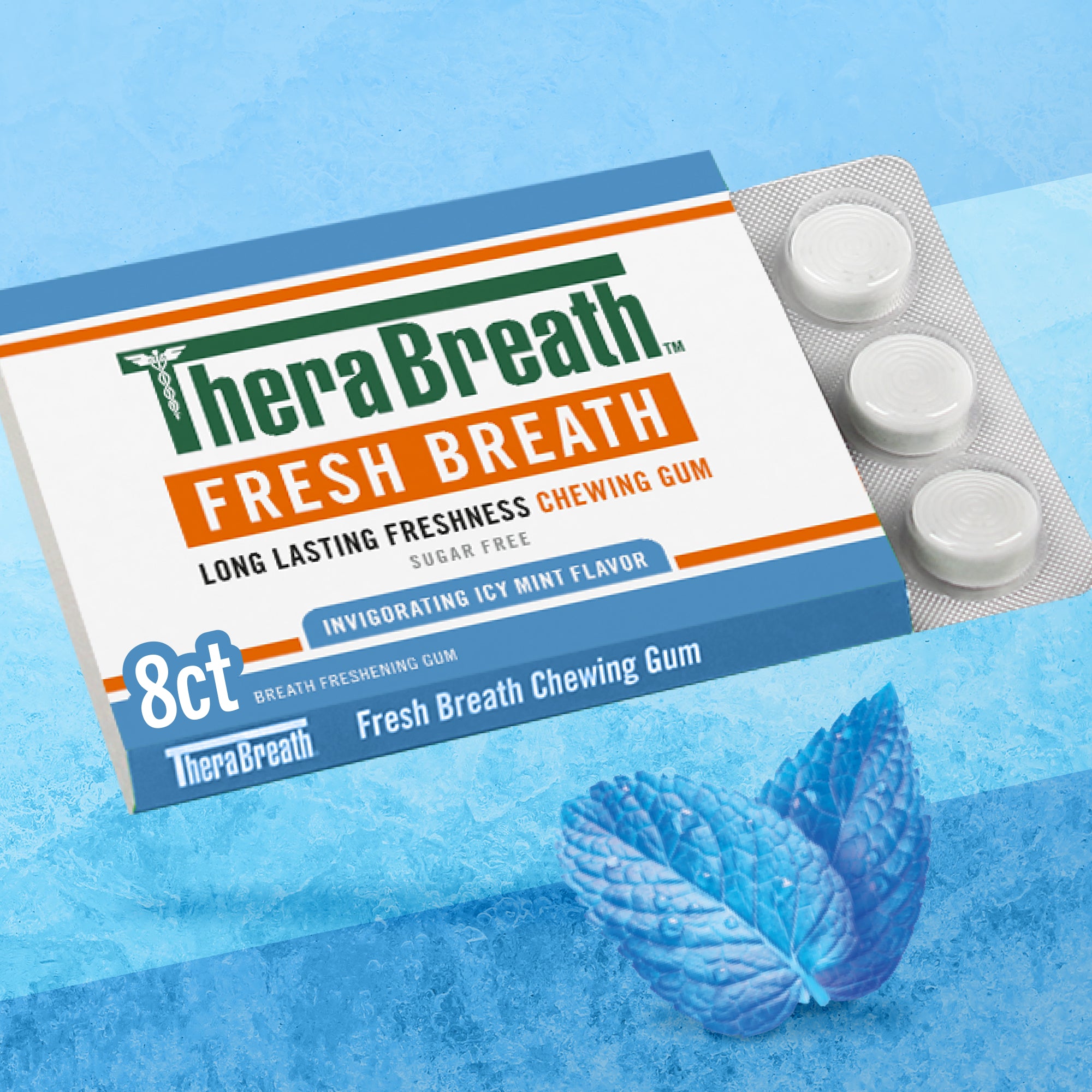 Chewing Gum, Invigorating Icy Mint Flavor - Image 3